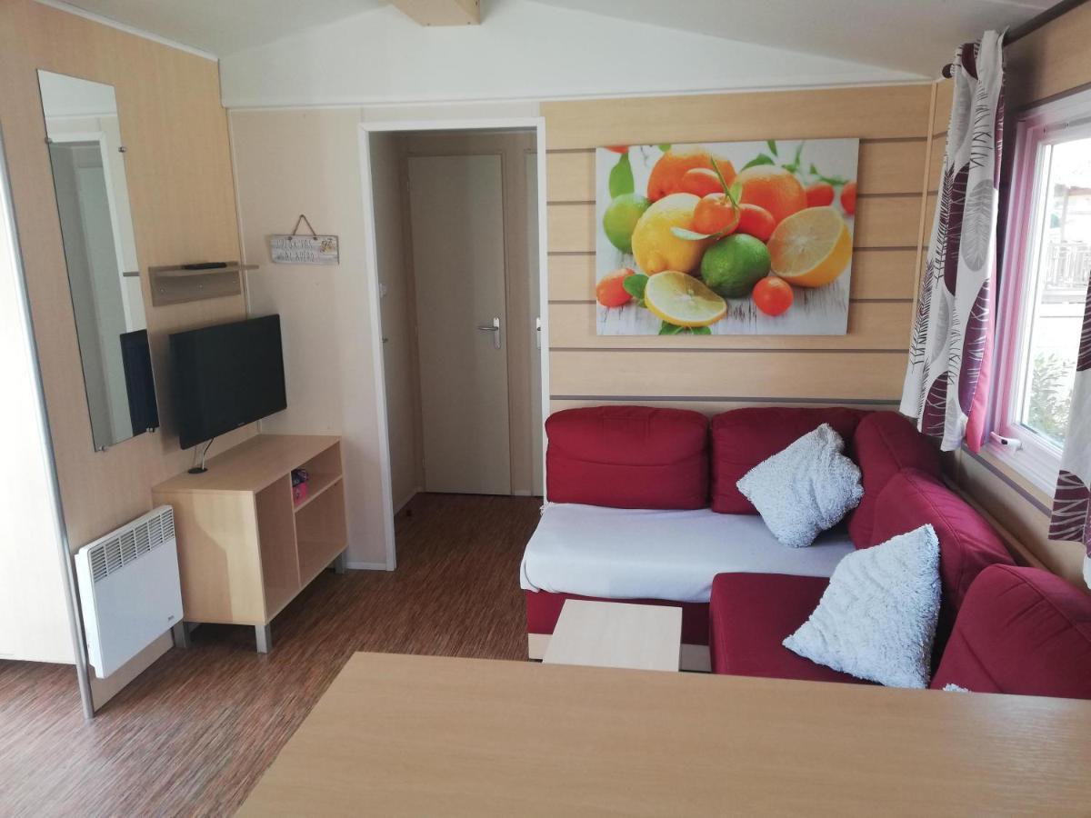 Grand Mobil Home 3Chbr 2Sdb Camping La Carabasse Vias Exterior photo