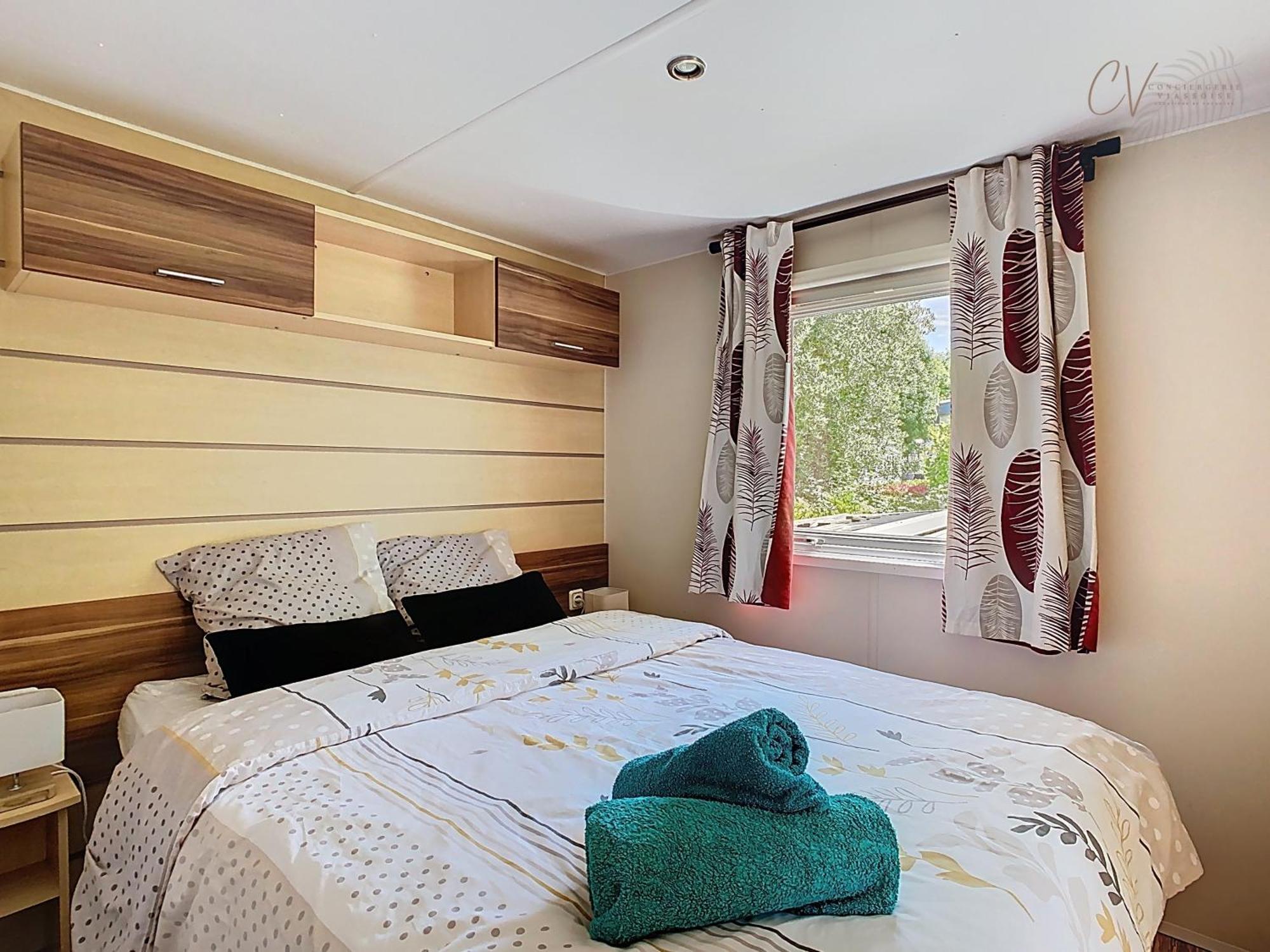 Grand Mobil Home 3Chbr 2Sdb Camping La Carabasse Vias Exterior photo
